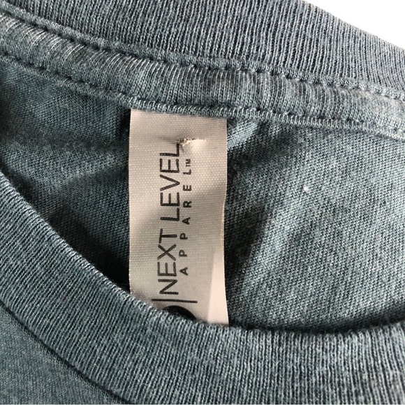 Next Level Wine Cellar Tee Men XL Green Front Graphic of Wine Storage Plans - Picture 7 of 8